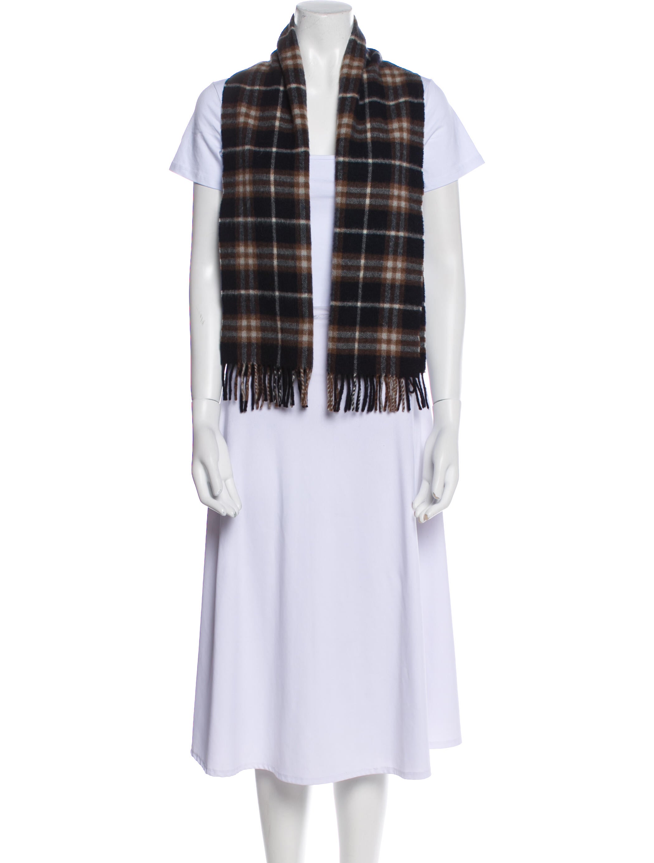 Burberry Cashmere Printed Scarf