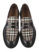 Burberry House Check Pattern Leather Dress Loafers