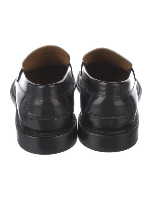 Burberry House Check Pattern Leather Dress Loafers