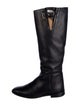 Burberry Leather Riding Boots