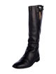 Burberry Leather Riding Boots