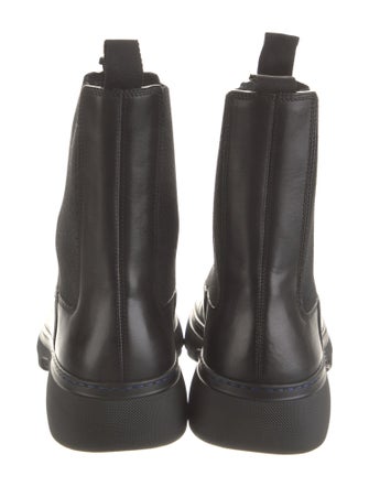 Burberry Leather Chelsea Boots