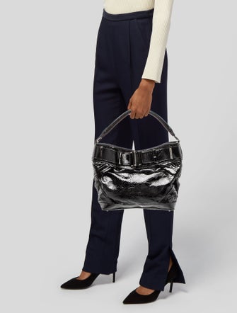 Burberry Beat Check Top Handle Bag