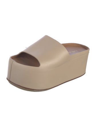 Burberry Leather Slides