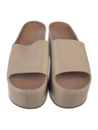 Burberry Leather Slides