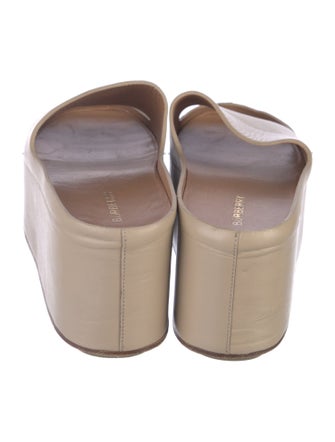 Burberry Leather Slides
