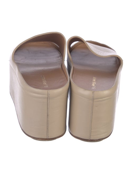 Burberry Leather Slides