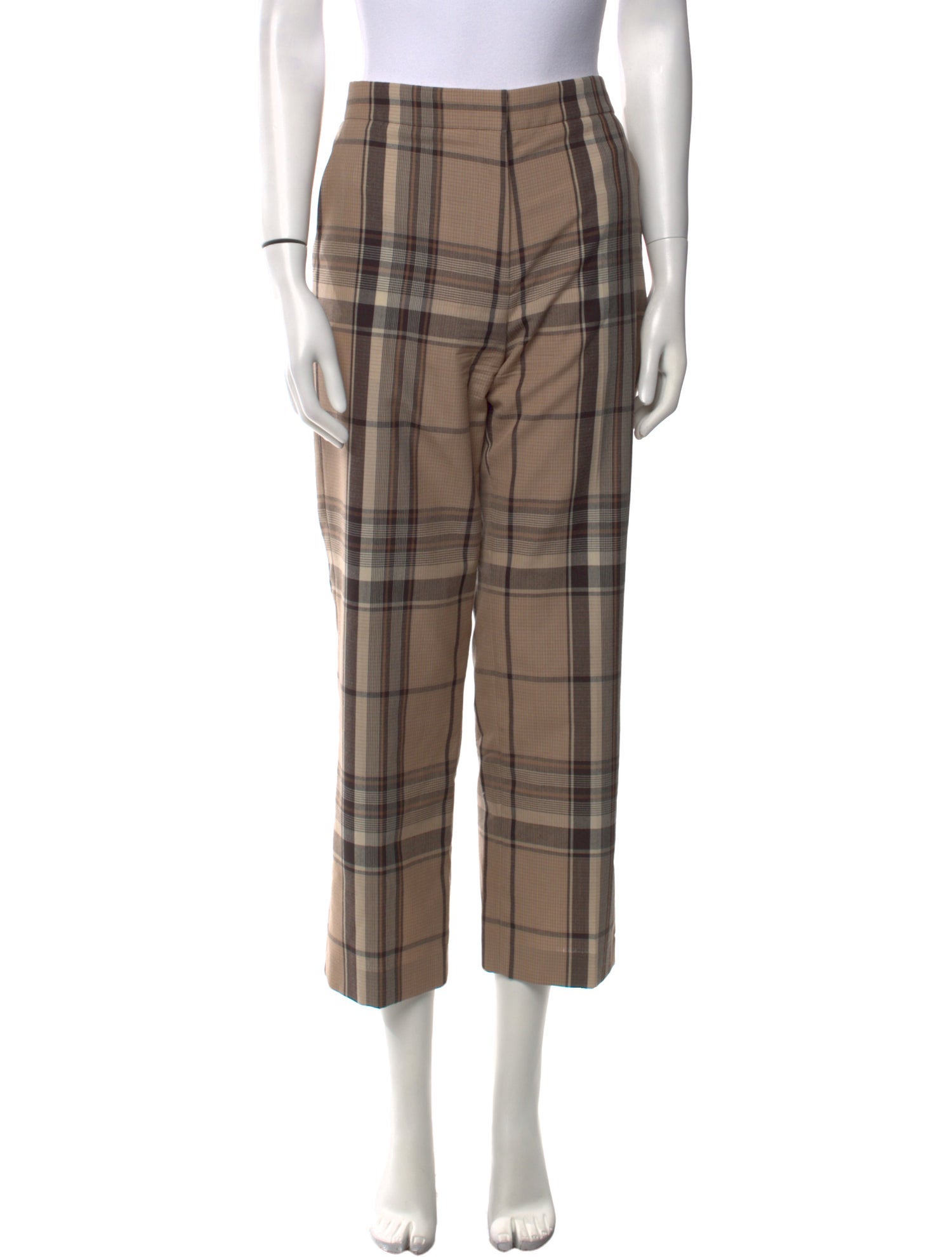 Burberry Virgin Wool Straight Leg Pants