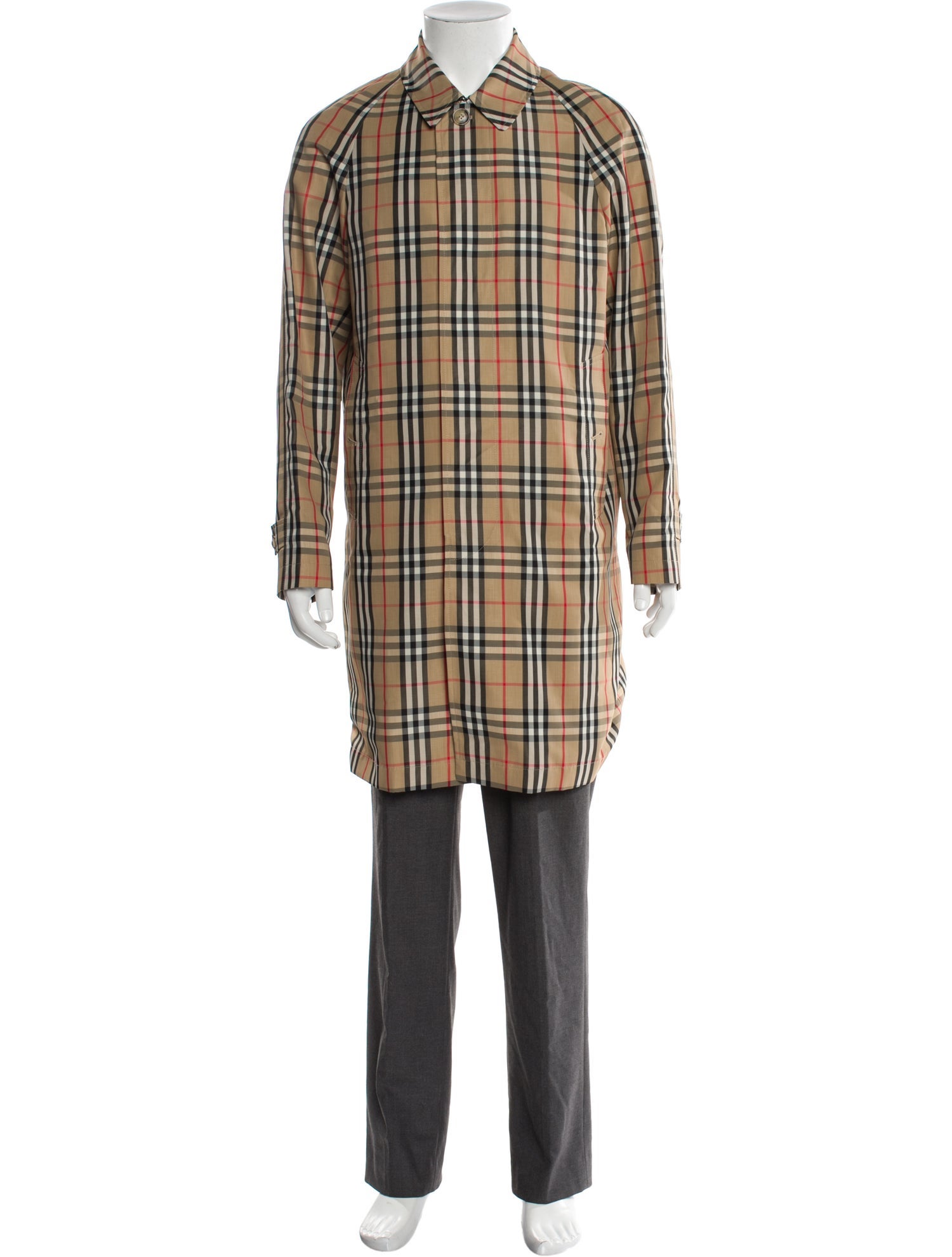 Burberry House Check Pattern Overcoat