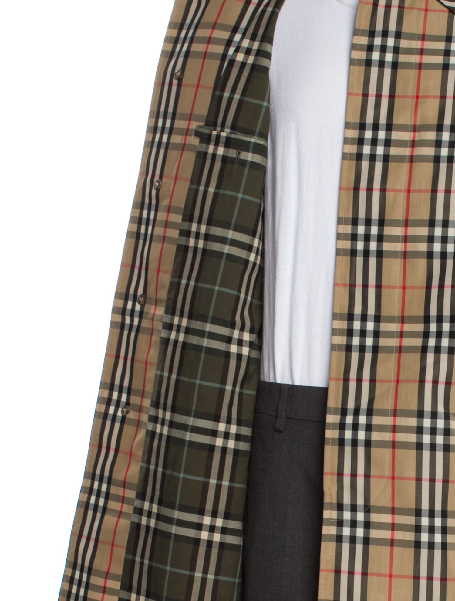 Burberry House Check Pattern Overcoat