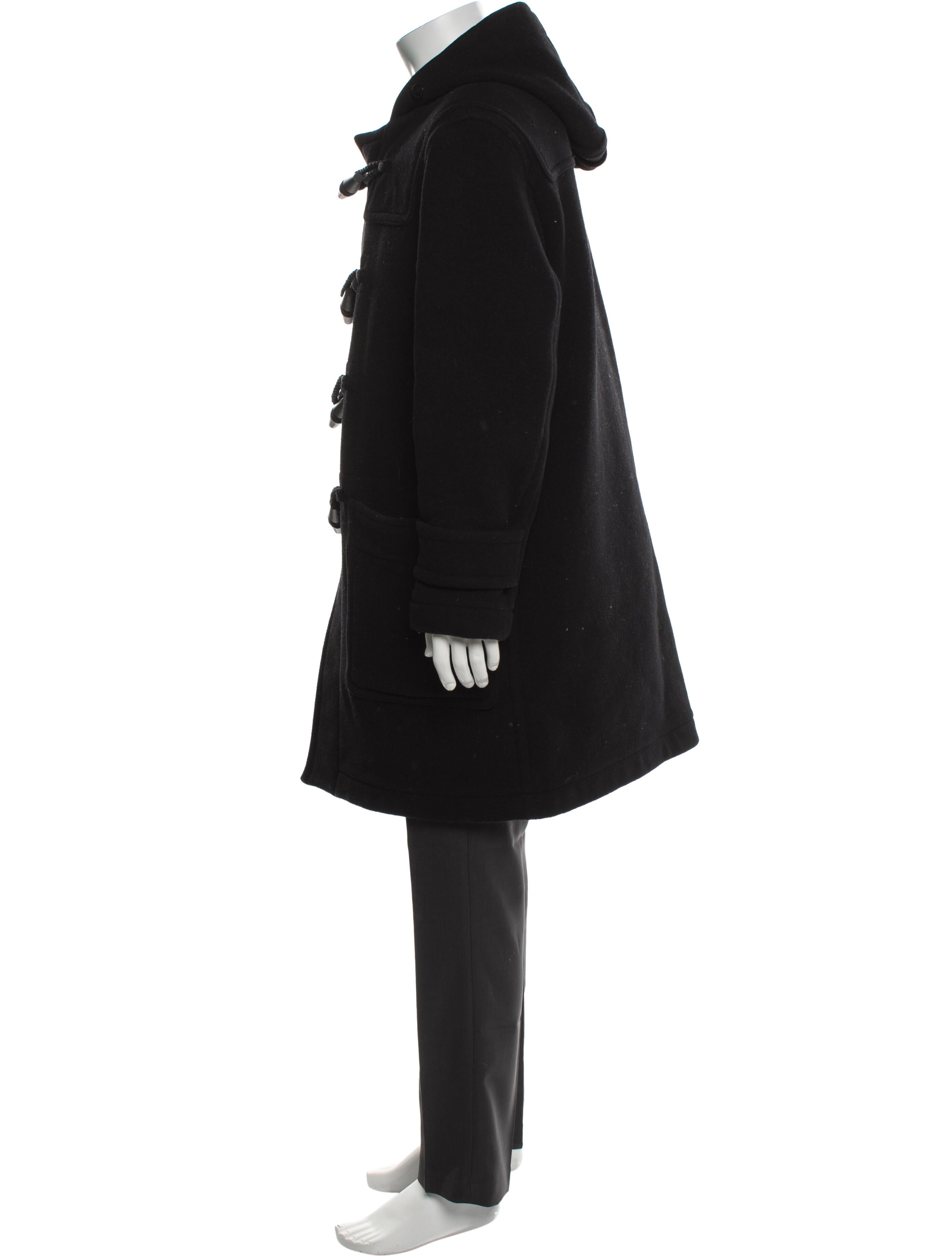 Burberry House Check Pattern Virgin Wool Parka