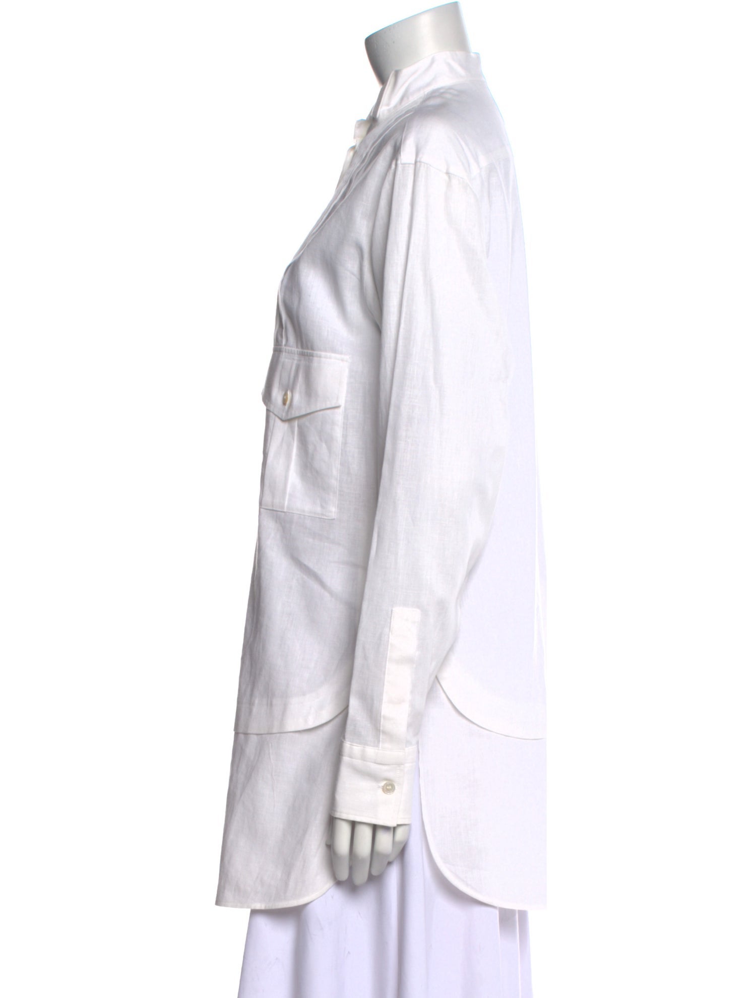 Burberry Linen Long Sleeve Tunic