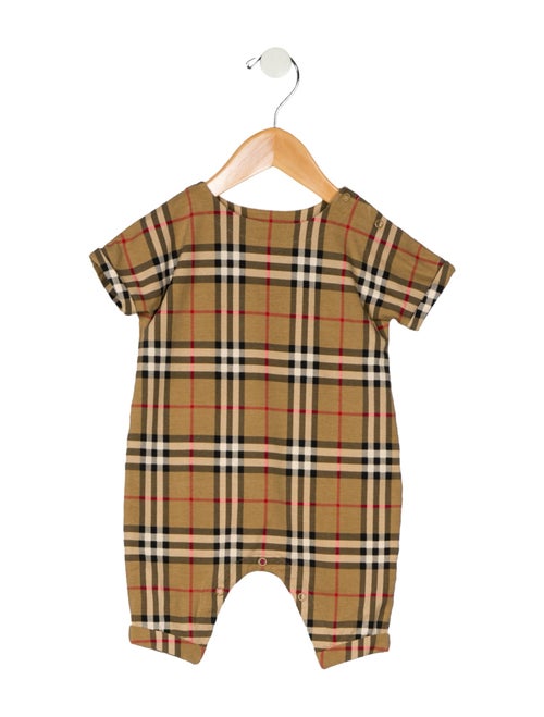 Burberry Infant Boys' Short Sleeve Onesie