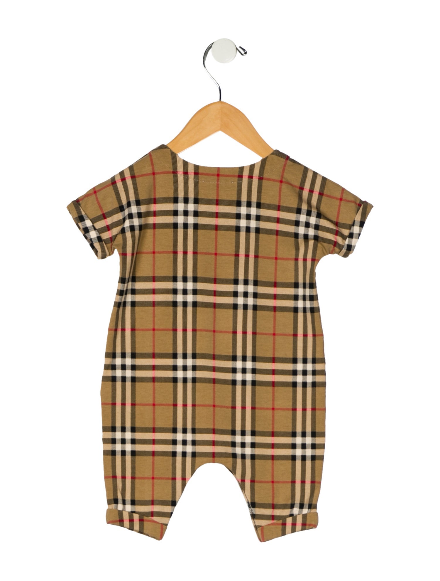 Burberry Infant Boys' Short Sleeve Onesie
