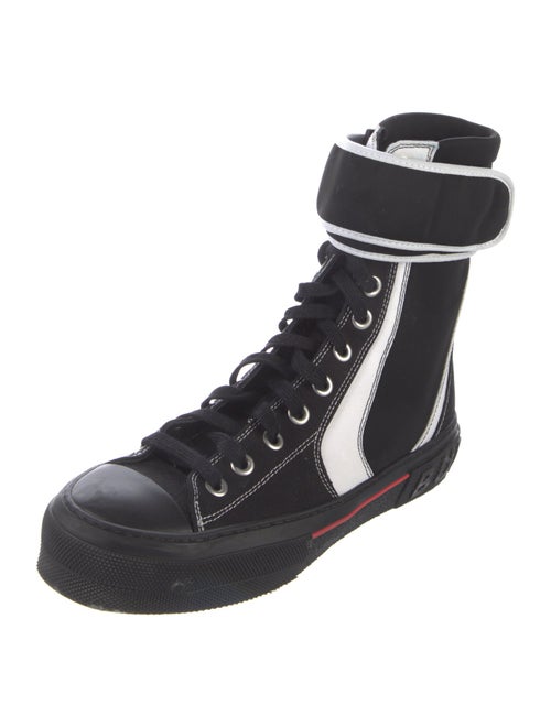 Burberry Canvas Printed Sneakers