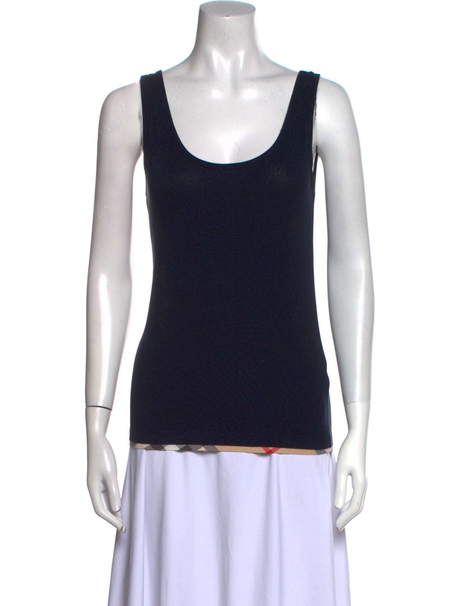 Burberry Brit Scoop Neck Sleeveless Top
