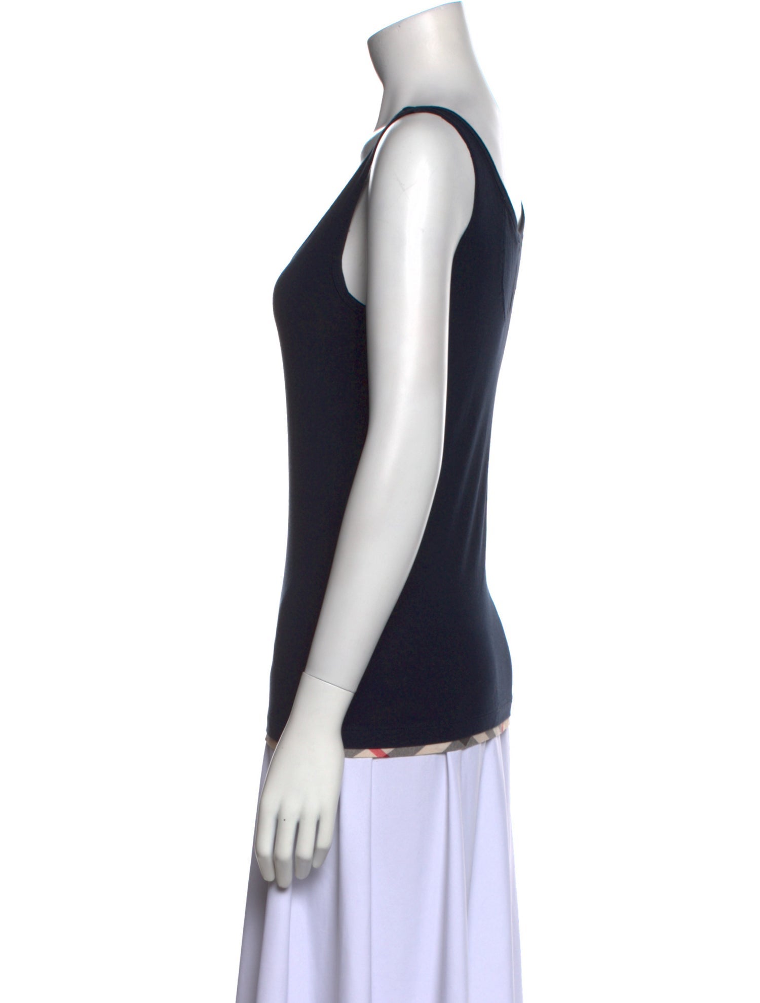 Burberry Brit Scoop Neck Sleeveless Top