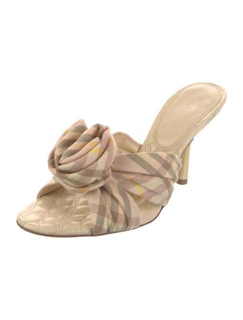 Burberry Nova Check Pattern Slides