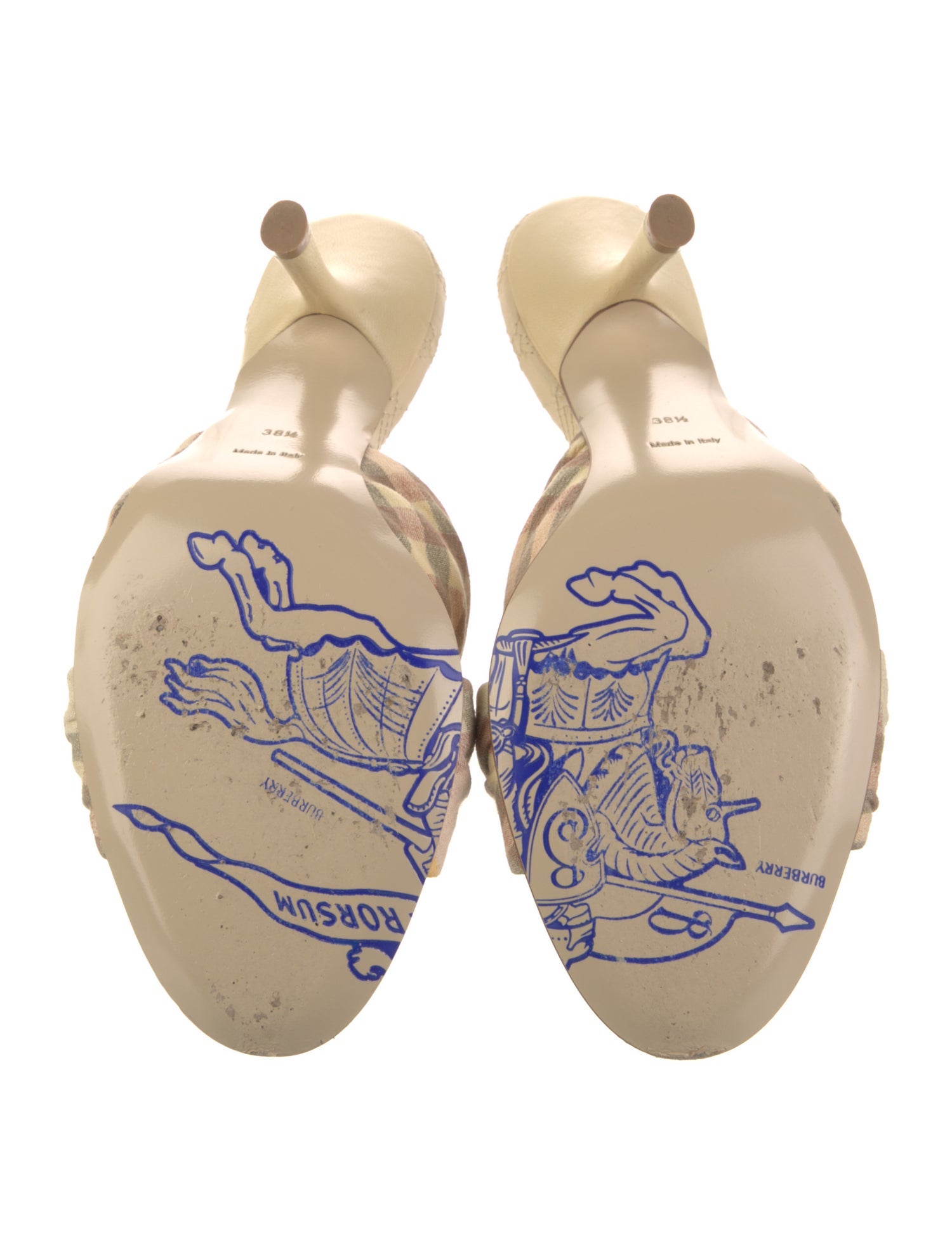 Burberry Nova Check Pattern Slides
