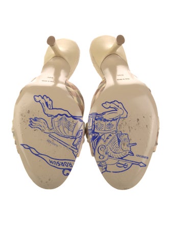 Burberry Nova Check Pattern Slides