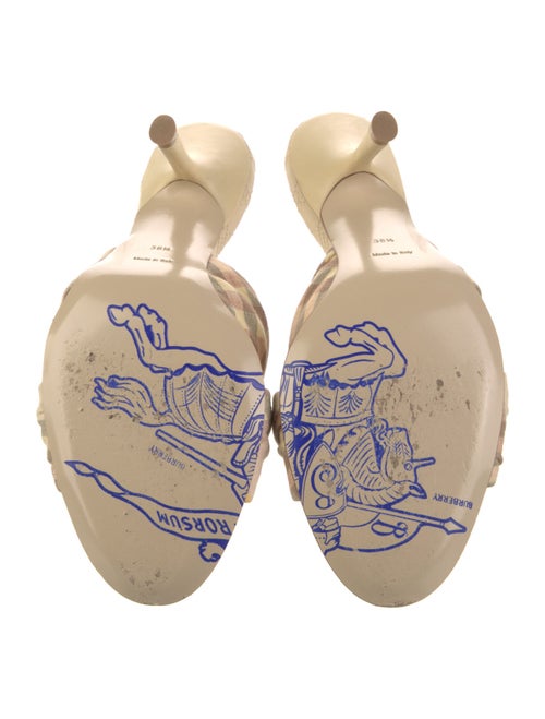 Burberry Nova Check Pattern Slides