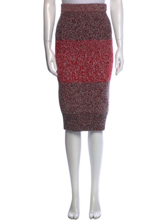 Burberry Cashmere Knee-Length Skirt