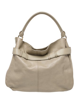 Burberry Leather Top Handle Bag