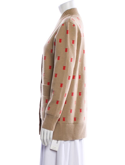 Burberry Printed V-Neck Sweater