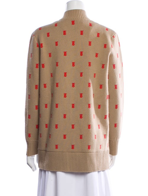 Burberry Printed V-Neck Sweater