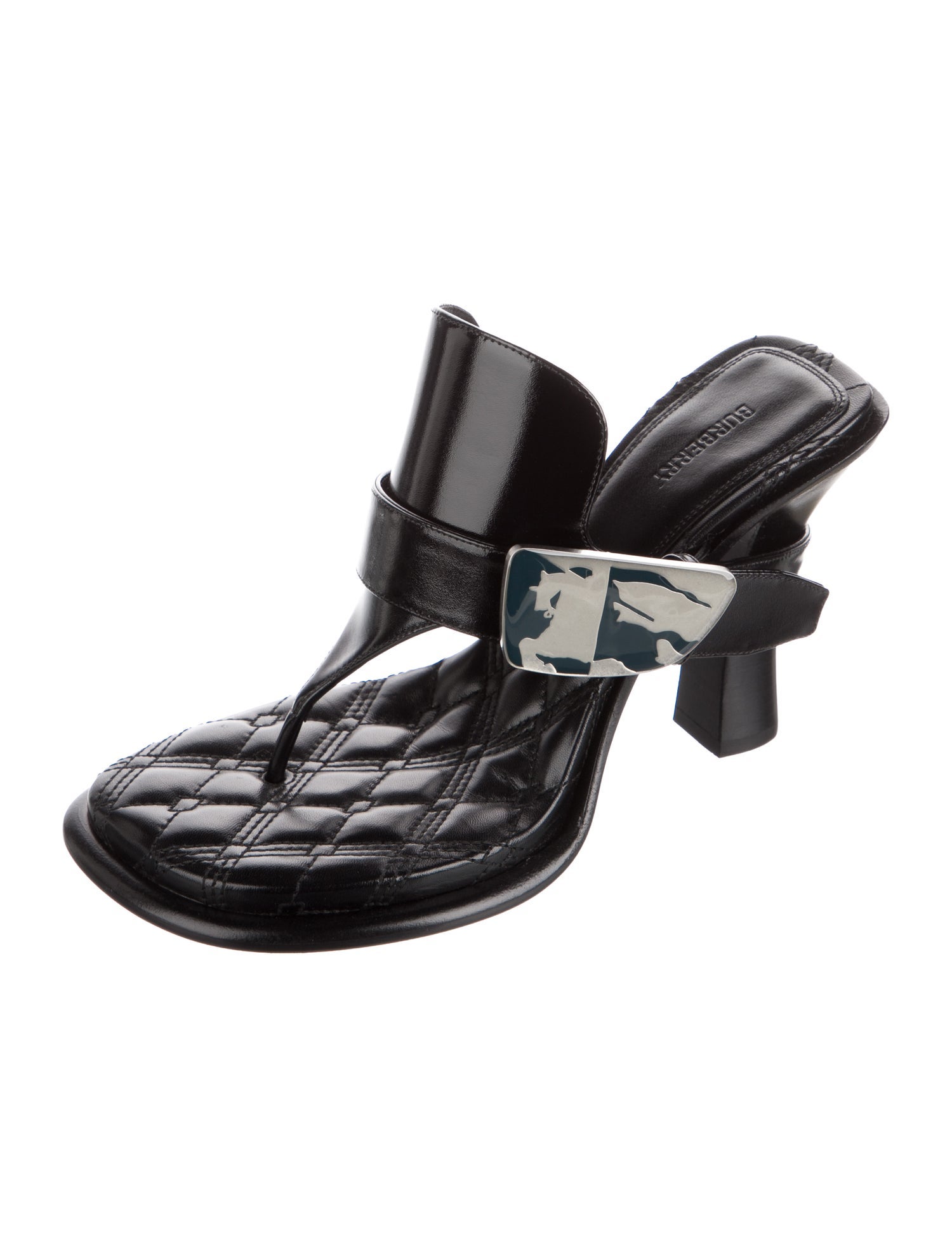 Burberry Leather Slides