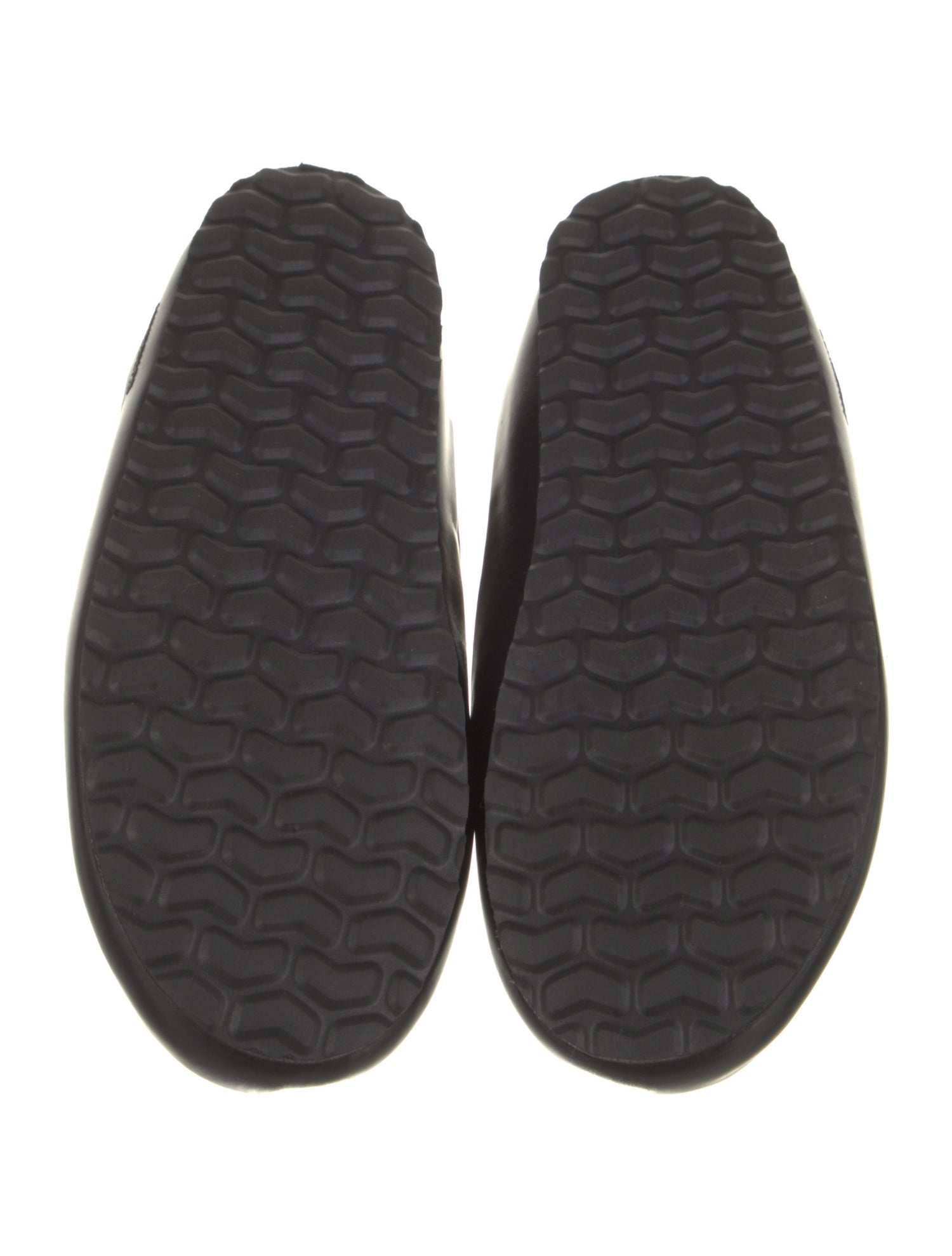 Burberry Nylon Plaid Print Slippers