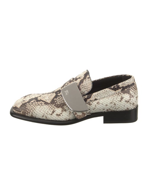 Burberry Python Animal Print Loafers