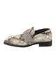 Burberry Python Animal Print Loafers