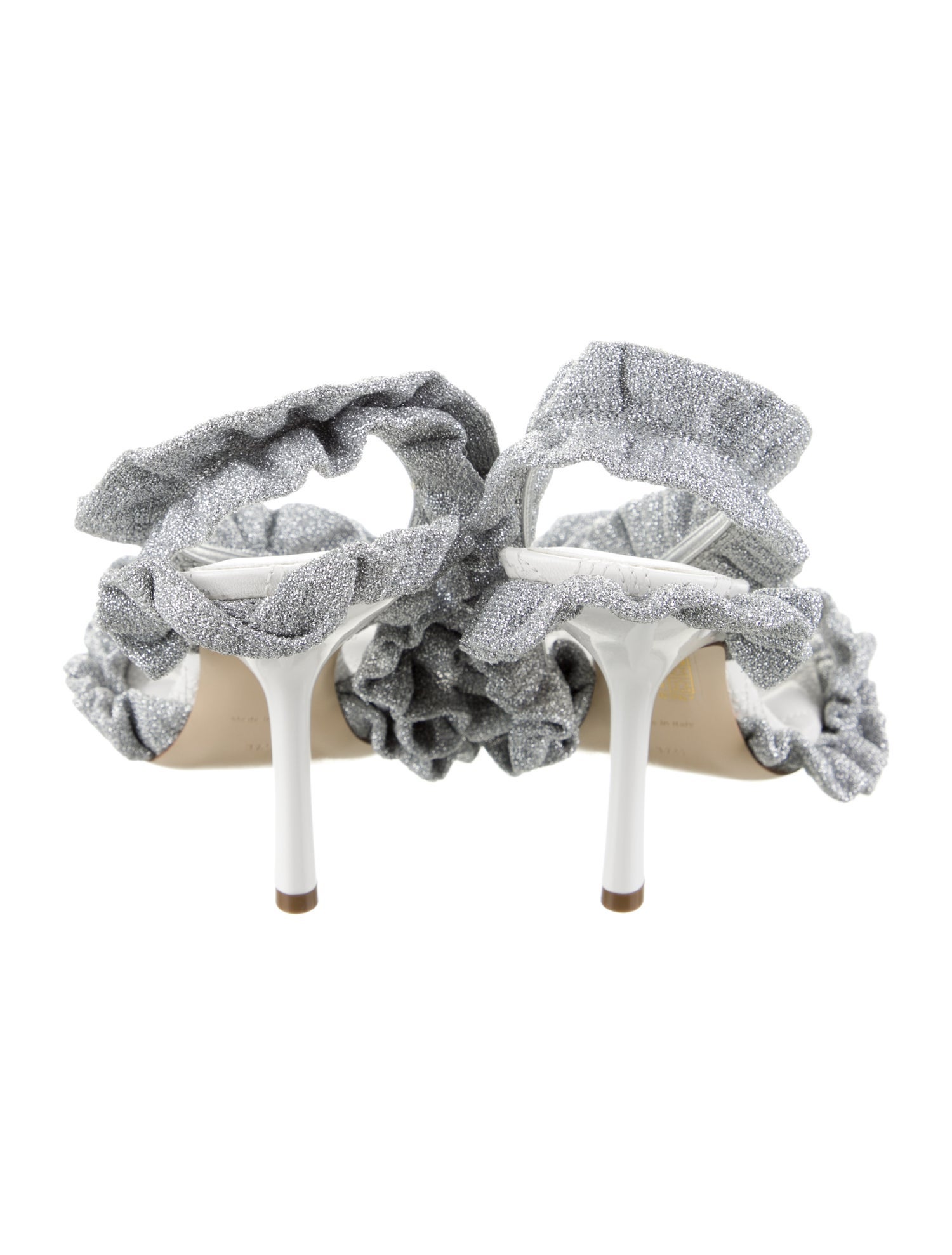 Burberry Leather Printed Gladiator Sandals