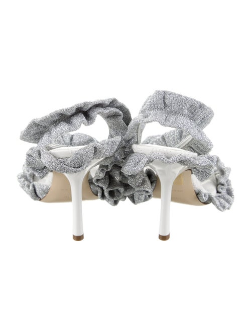 Burberry Leather Printed Gladiator Sandals