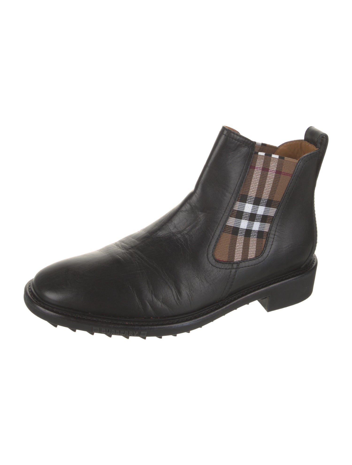 Burberry Leather Chelsea Boots