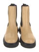 Burberry Leather Colorblock Pattern Chelsea Boots