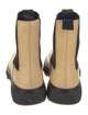 Burberry Leather Colorblock Pattern Chelsea Boots