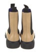 Burberry Leather Colorblock Pattern Chelsea Boots