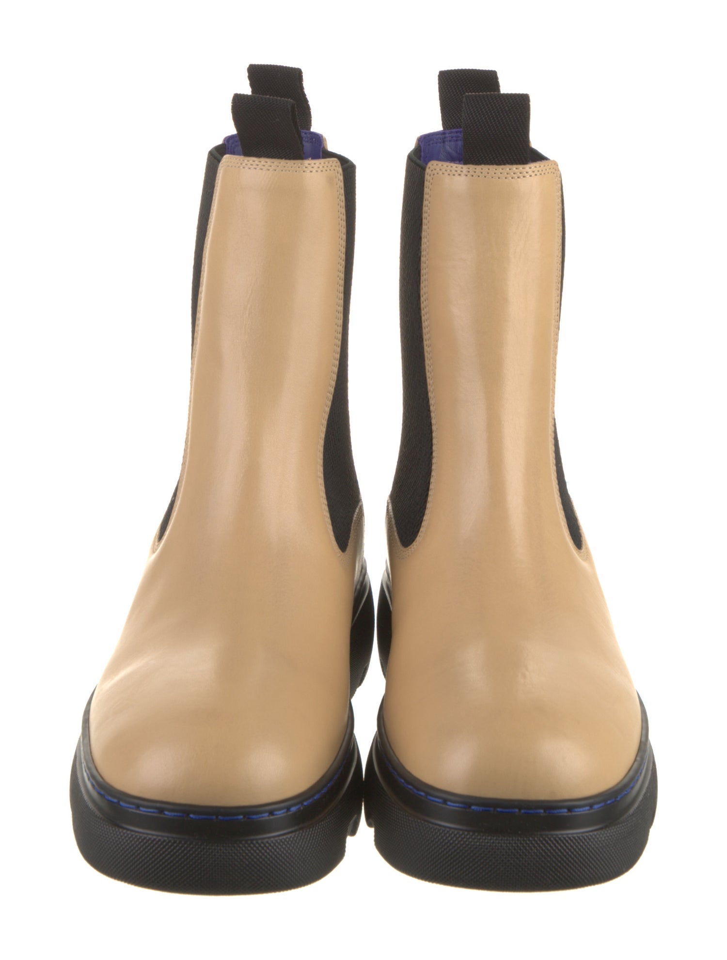 Burberry Leather Chelsea Boots