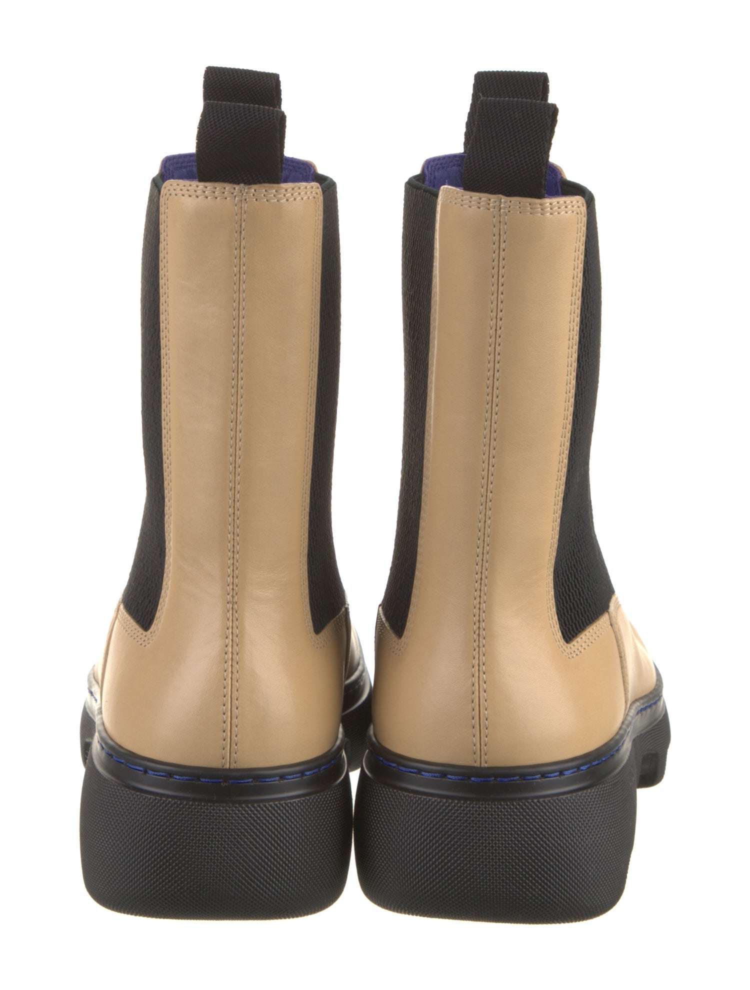 Burberry Leather Chelsea Boots