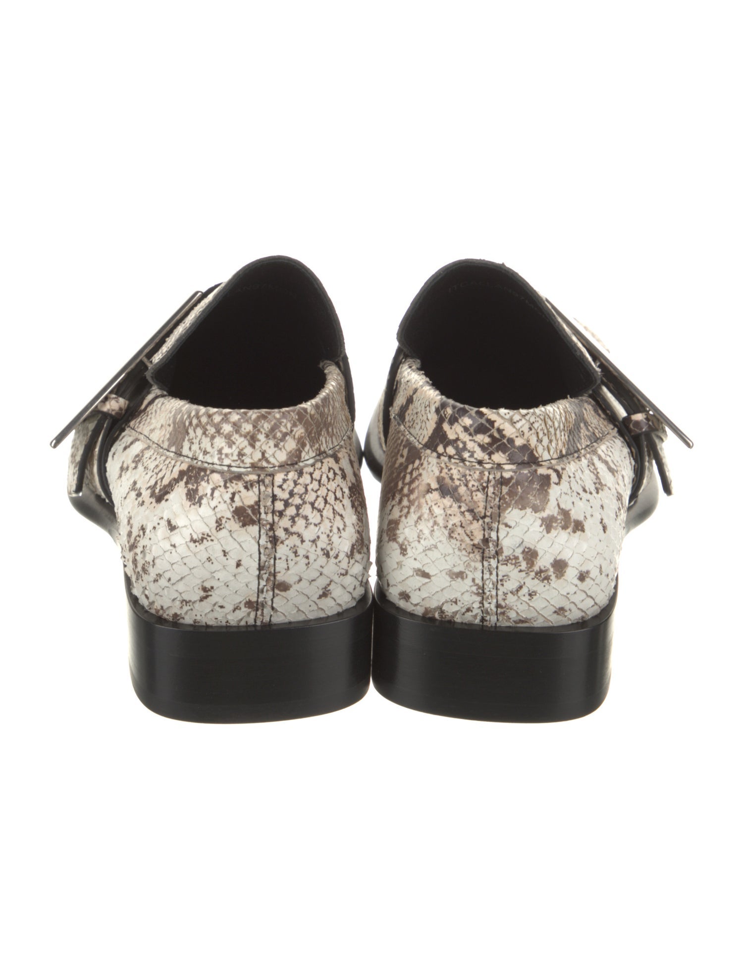 Burberry Python Animal Print Loafers