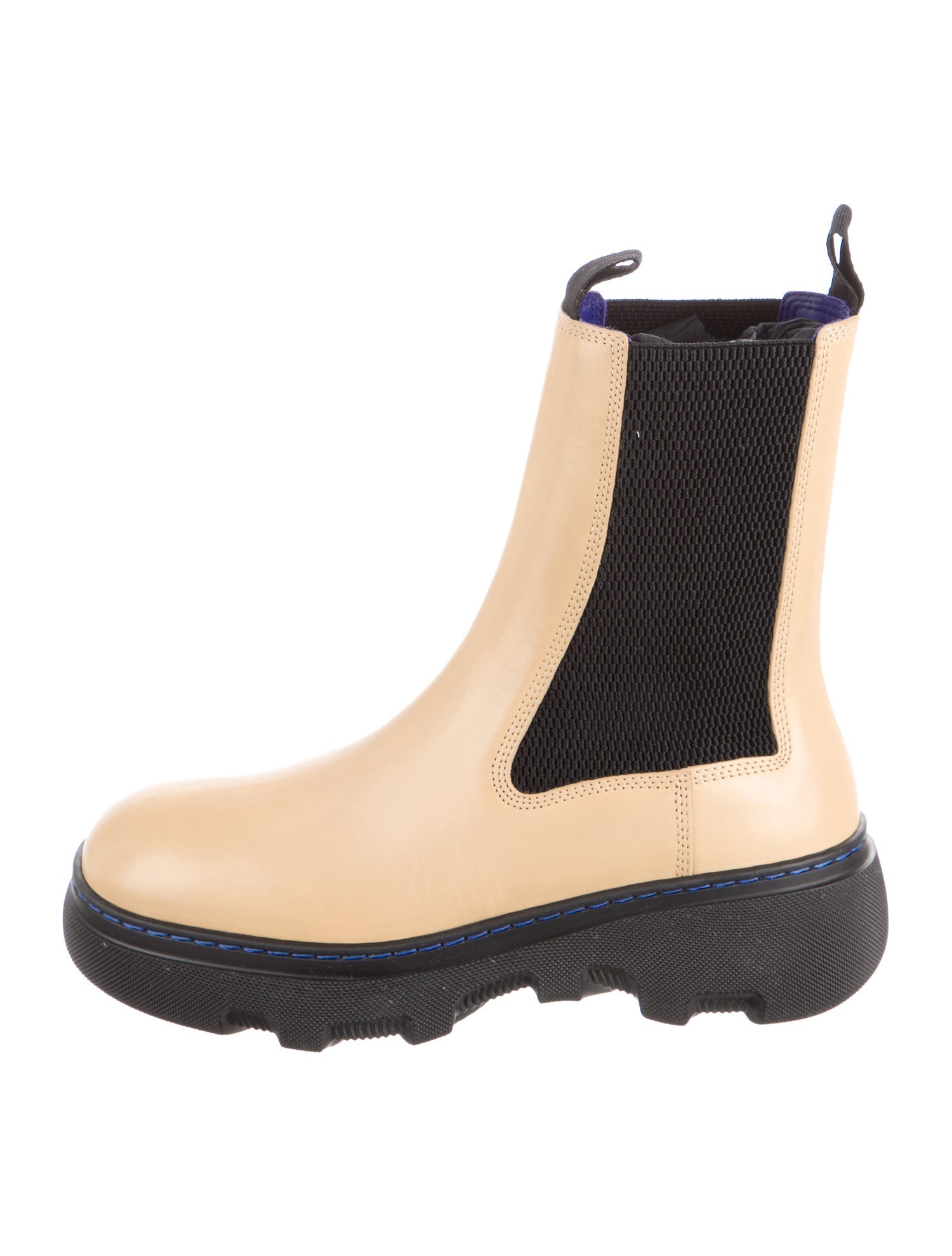 Burberry Leather Chelsea Boots