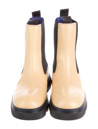 Burberry Leather Chelsea Boots