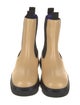 Burberry Leather Colorblock Pattern Chelsea Boots
