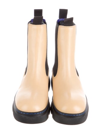 Burberry Leather Chelsea Boots