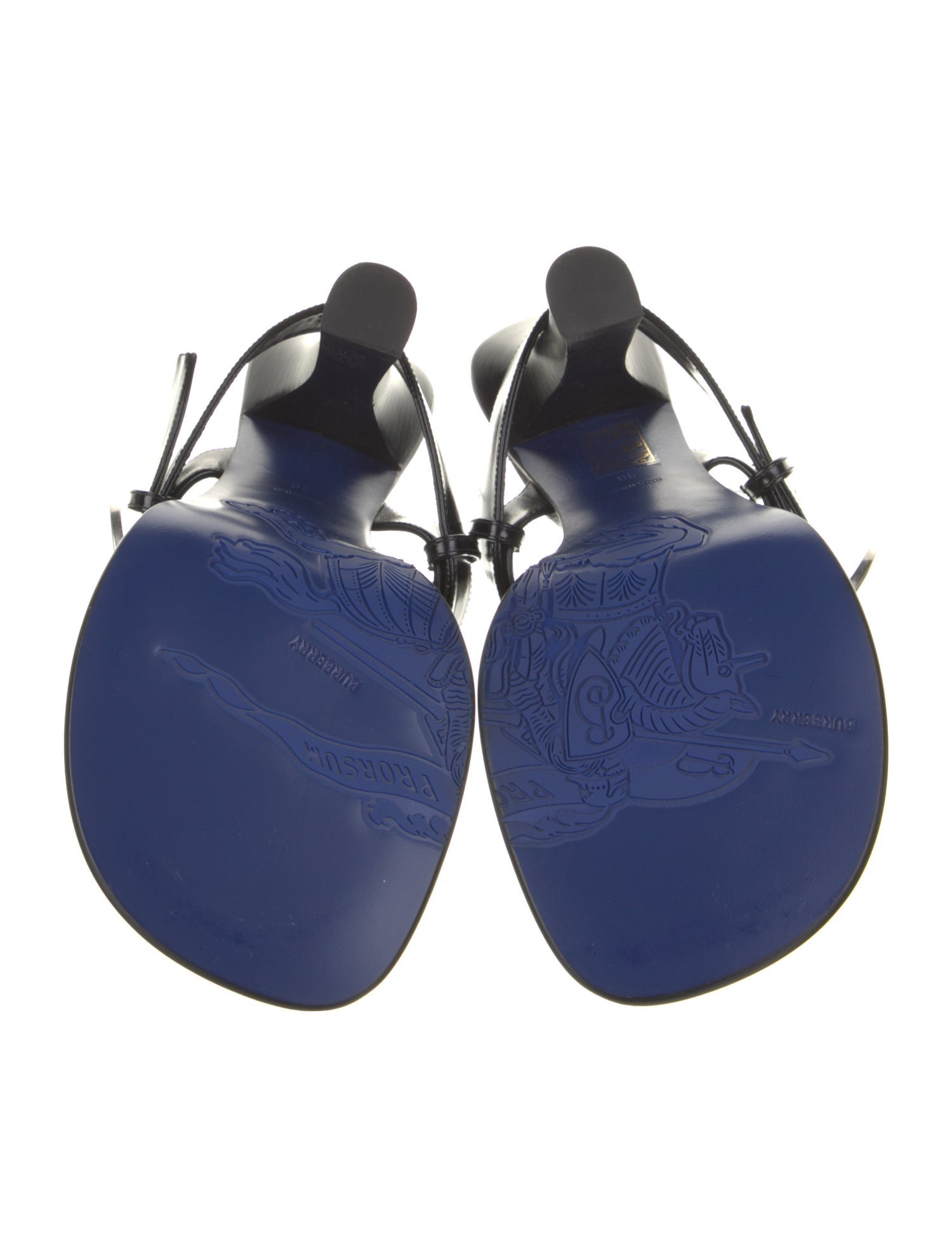 Burberry Leather Flip Flops