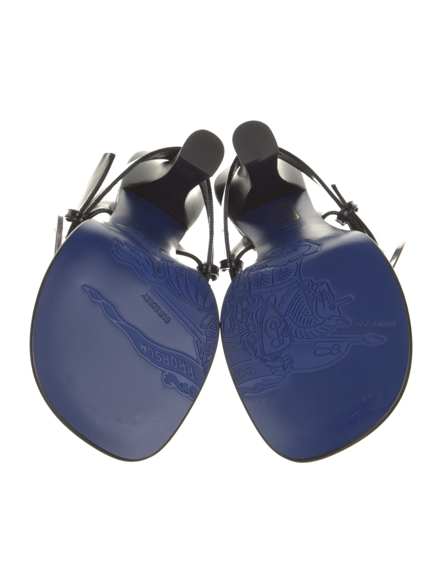 Burberry Leather Flip Flops