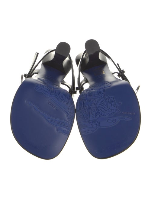 Burberry Leather Flip Flops