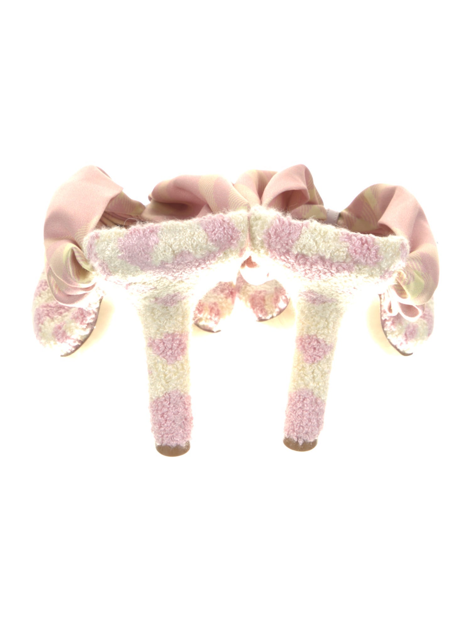 Burberry Striped Flip Flops